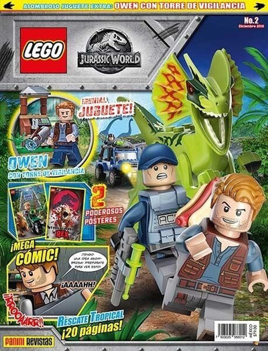 Lego Revista Jurassic World N°2 Dic 2018 Owen 