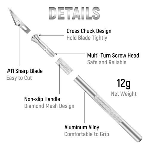 Cutter Bisturi Escalpelo Cuchilla Navaja Exacto X 2 Kit