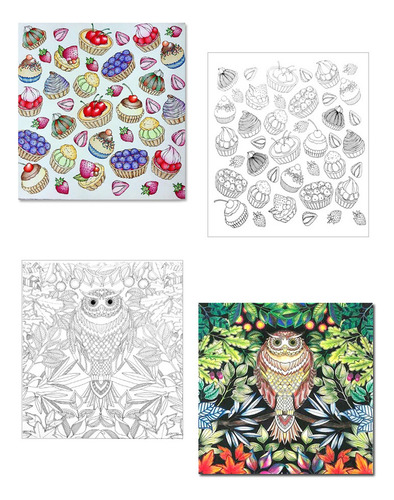 Libro Ilustrado Con Lápiz De Colores Para Niños Con Dibujo Y
