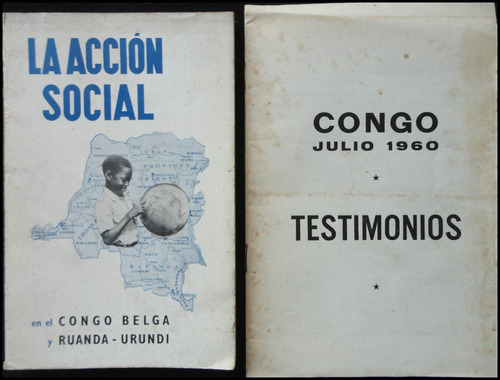 Antiguo Libro La Acción Social En Congo Belga 49n 511