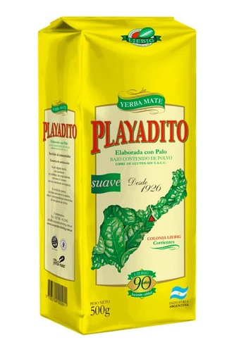 Yerba  Suave 500 Gr Playadito Yerbas