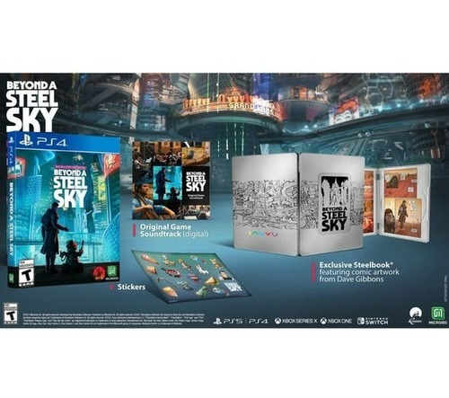 Beyond A Steel Sky Steel Book Edition - Físico - Ps4 [eua]