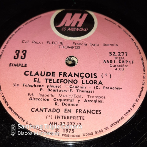 Simple Claude Francois Mh 32277 C16