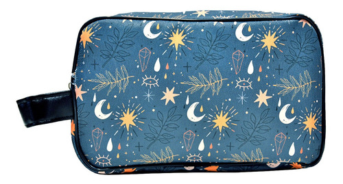 Imagen 3 de 5 de Neceser Organizador Cosmeticos Luna Y Estrellas Boho