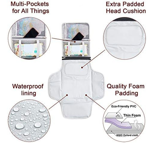 Kiddycare Cambiador De Pañales Portátil - Cambiador Portátil