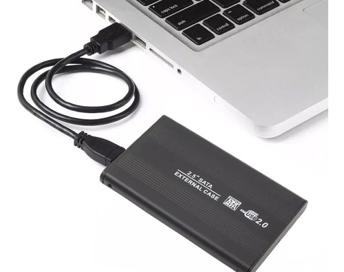 Hd Externo 500 Gb De Bolso Usb 2.0 Prata Já Cor Preto