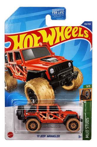 Hot Wheels # 3/5 - '17 Jeep Wrangler T. H. - 1/64 - Hcy03