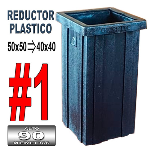 Reductor Plástico Estructural Caño 50 X 50 A 40 X 40 Genetic