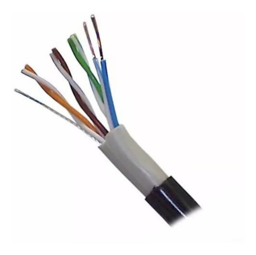 Saxxon Cable Utp 100% Cobre 100m Cat5e Color Negro 