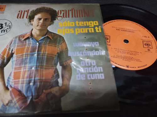 Garfunkel Art Solo Tengo Ojos Sencillo,vinilo,ep 7pul