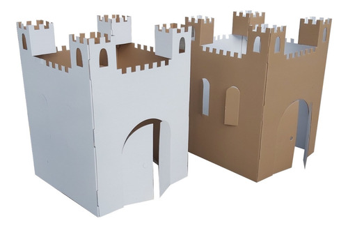 Castillo De Cartón Con Coronas Envío Gratis