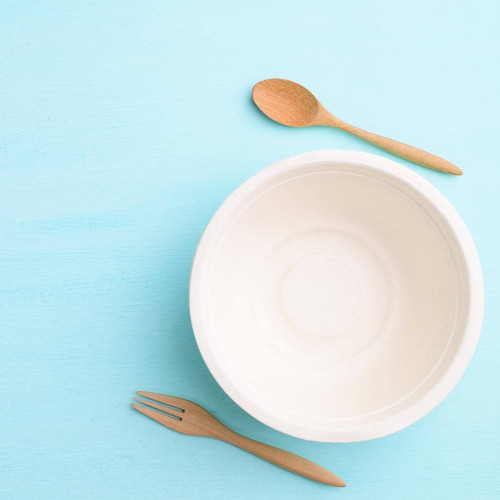Bowl 350ml Bagaço Cana De Açúcar Biodegradável - 1.000un