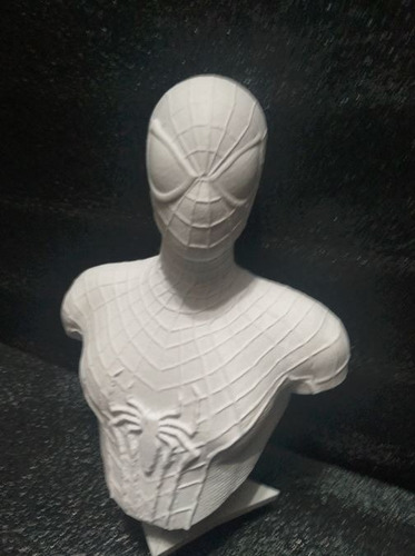 Conjunto De Bustos 3 Versões Do Homem Aranha - 10 Cm