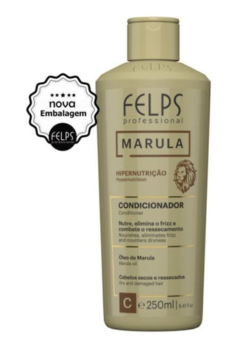 Felps Kit Marula Shamp+cond. 250ml+masc.1kg+leave-in 150ml