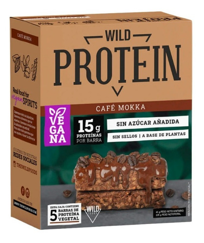 Wild Protein - Vegana - Chocolate Mokka - (caja 5u)