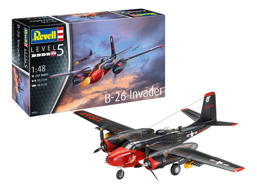 Kit de modelo Revell para avião B-26 Invader 1/48