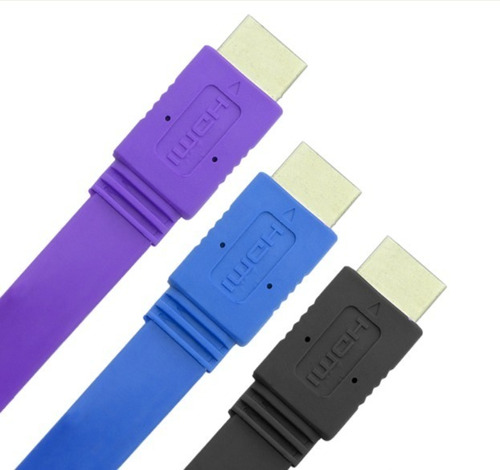 Cable Hdmi Plano 1.5 Mts Hdtv High Speed Varios Colores