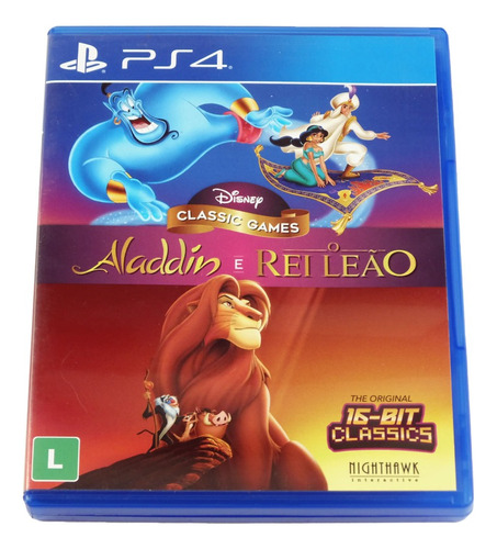 Aladdin E O Rei Leão Disney Classic Games Playstation 4 Ps4