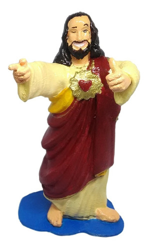 Buddy Christ Figura Impresa 3d Pintada A Mano 15 Cms Dogma