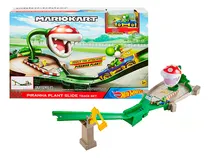 Comprar Pista Hot Wheels Mario Kart Track Set Piranha Con Yoshi