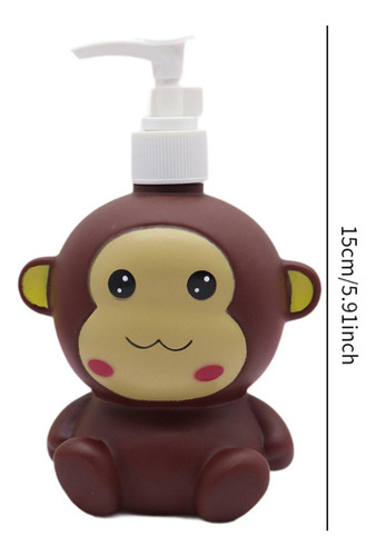 Botella De Champú Para Niños, Botella De Loción De Mono
