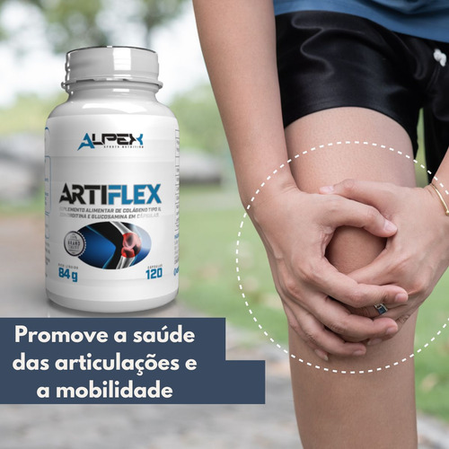Artiflex Colágeno Tipo 2 C/condroitina E Glucosamina - Alpex Sabor Without flavor