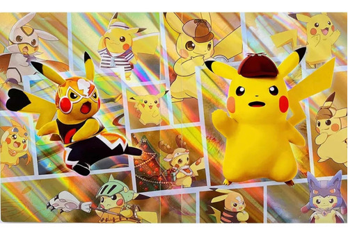 Álbum Cartas Pokemon 240 Uni Carpeta Pikachu Pelea