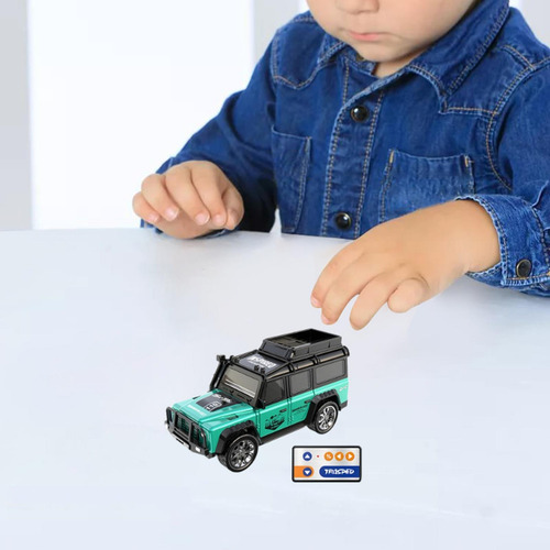 Camión Modelo Rc Rock 1/64 Con Control Remoto, Vehículo De