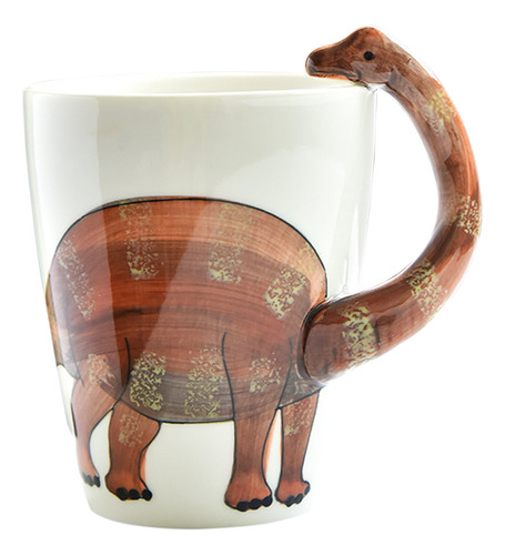 Taza De 400 Ml Con Forma De Dinosaurio, Bonita Taza De Cerám