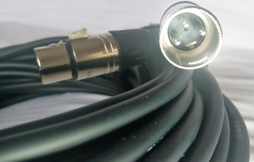 Imagen 6 de 8 de Cable Xlr Macho A Hembra Micrófono De 15 Metros Pvc Flexible