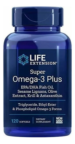 Omega3 Plus X120 Life Extension - Unidad a $1900