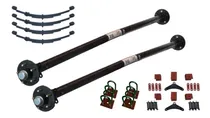 Comprar Par De Ejes De Remolque A Medida 3500 Kg Muelles Suspension