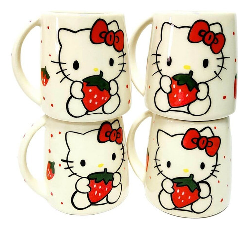 Pocillos De Cafe Hello Kitty