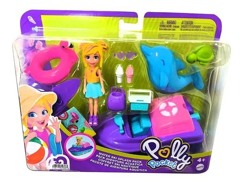 Polly Pocket Pack Aventura Acuática + Accesorios