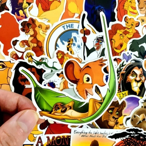 Imagen 4 de 6 de El Rey León - Set De 50 Stickers / Calcomanias