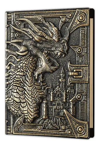 Notebook Ancient Deer Dnd Refillable Binder Leather 3d Vinta