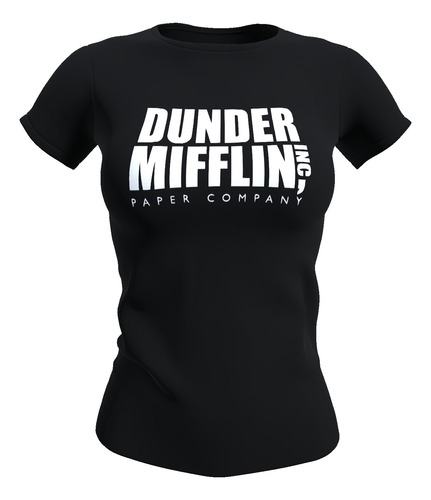 Polera Mujer The Office, Dunder Mifflin 100% Algodón