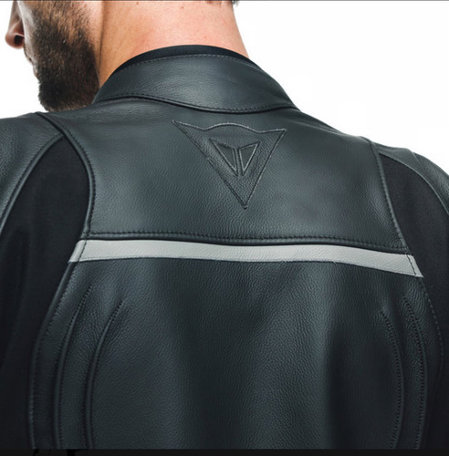 Chamarra Para Moto Dainese (original) Racing 4 Piel Negro Lisa Large 52