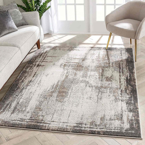 Francos  Abstract Border Pattern Area Rug 5x7 5393 X 73...