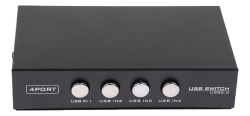 Conmutador De Manual Usb 2.0 Conmutador Kvm Caja Adaptadora