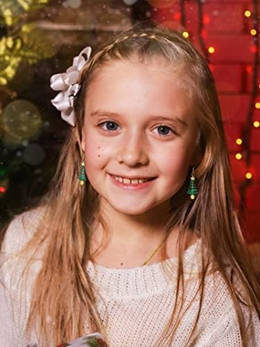 Juego De Aretes Navideños Árbol De Navidad Papá Noel Caramel