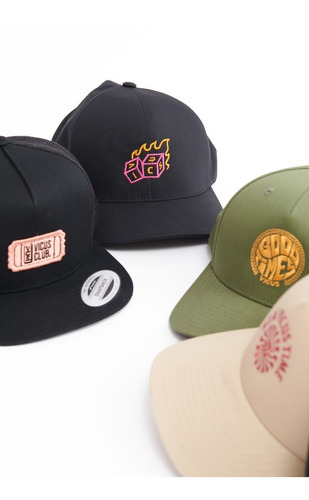 Imagen 9 de 10 de Gorra Cap Vicus Club Negro
