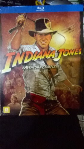 Coleção Indiana Jones Bluray Completa - 12 X Sem Juros