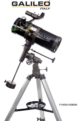 Imagen 2 de 8 de Telescopio Galileo Ecuatorial 1400x150 Reflector Aument 430x