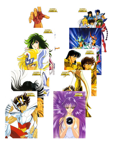 Saint Seiya (cab. Bronce) Set De 10 Afiches.