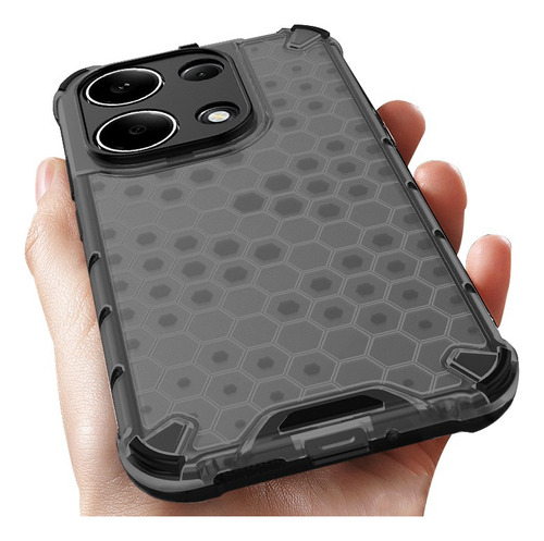 For Redmi Note 13 Pro 4g Honeycomb Pattern Hard Rugged Case