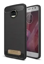 Comprar Funda Tpu Fibra Carbono Rugged Armor Para Moto Z2 Play