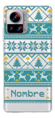 Funda Para Motorola Ugly Sweater Personalizada Con Nombre