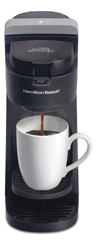 Cafetera Hamilton Beach The Scoop Single Serve, Color Negro