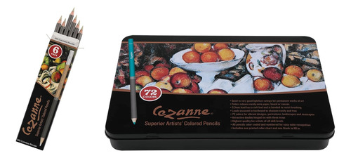 Set Premium De Lápices De Colores Cezanne 6 Difuminado...